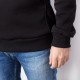 Ραφ δίχρωμη φούτερ μπλούζα με κουκούλα - L012