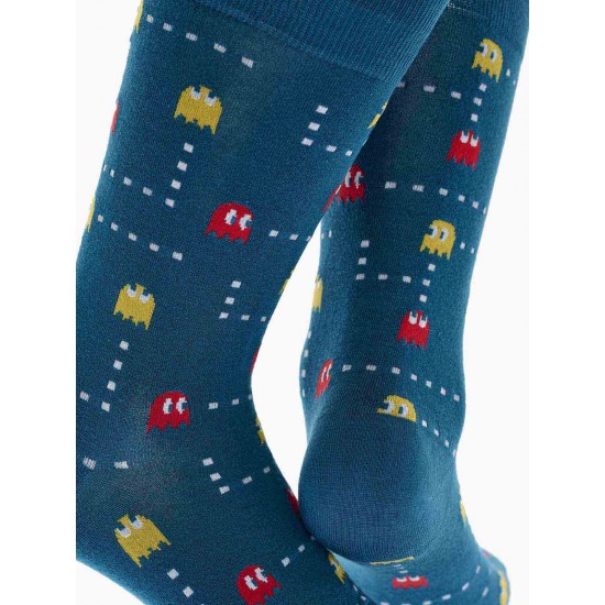 Κάλτσες απο bamboo σε σχέδιo pac-man