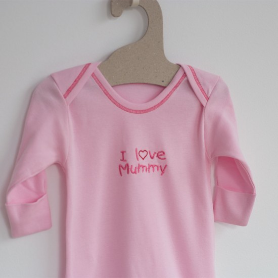 Φορμάκι ύπνου ροζ "I Love Mummy" 