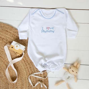 Φορμάκι ύπνου με σιέλ "I Love Mummy" 