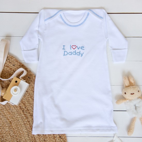 Φορμάκι ύπνου με σιέλ "I Love Daddy" Φορμάκι ύπνου με σιέλ "I Love Daddy"