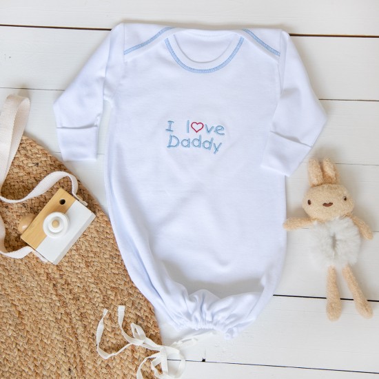 Φορμάκι ύπνου με σιέλ "I Love Daddy" Φορμάκι ύπνου με σιέλ "I Love Daddy"