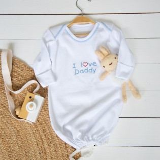 Φορμάκι ύπνου με σιέλ "I Love Daddy" 