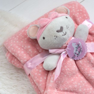 Κουβέρτα αγκαλιάς με νάνι ποντικάκι - QI7648