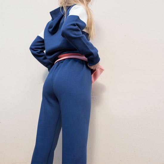 Παντελόνι φόρμας ράφ φούτερ με λάστιχο - Luluka
