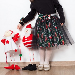 Χριστουγεννιάτικη φούστα με τούλι - Luluka